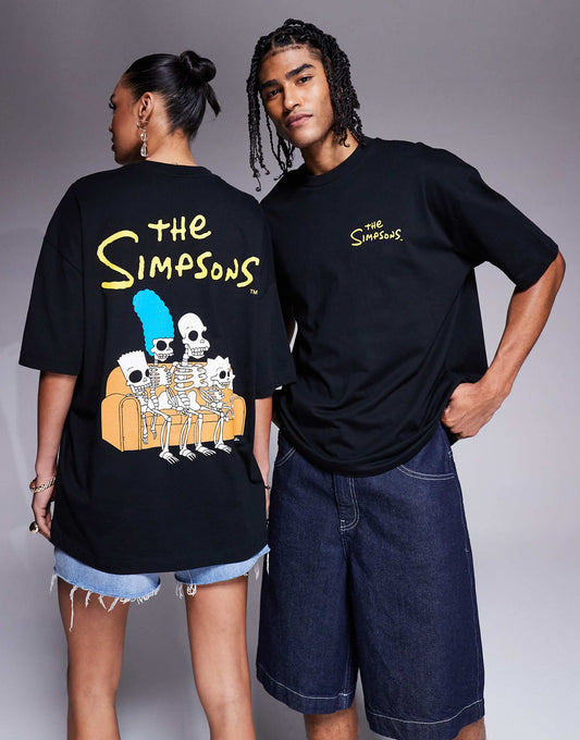 Unisex Oversized T-Shirt With The Simpsons Prints
