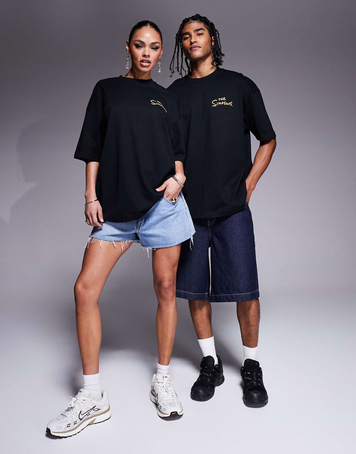 Unisex Oversized T-Shirt With The Simpsons Prints