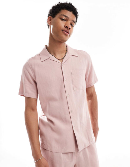 Revere Linen-Blend Shirt Co-Ord