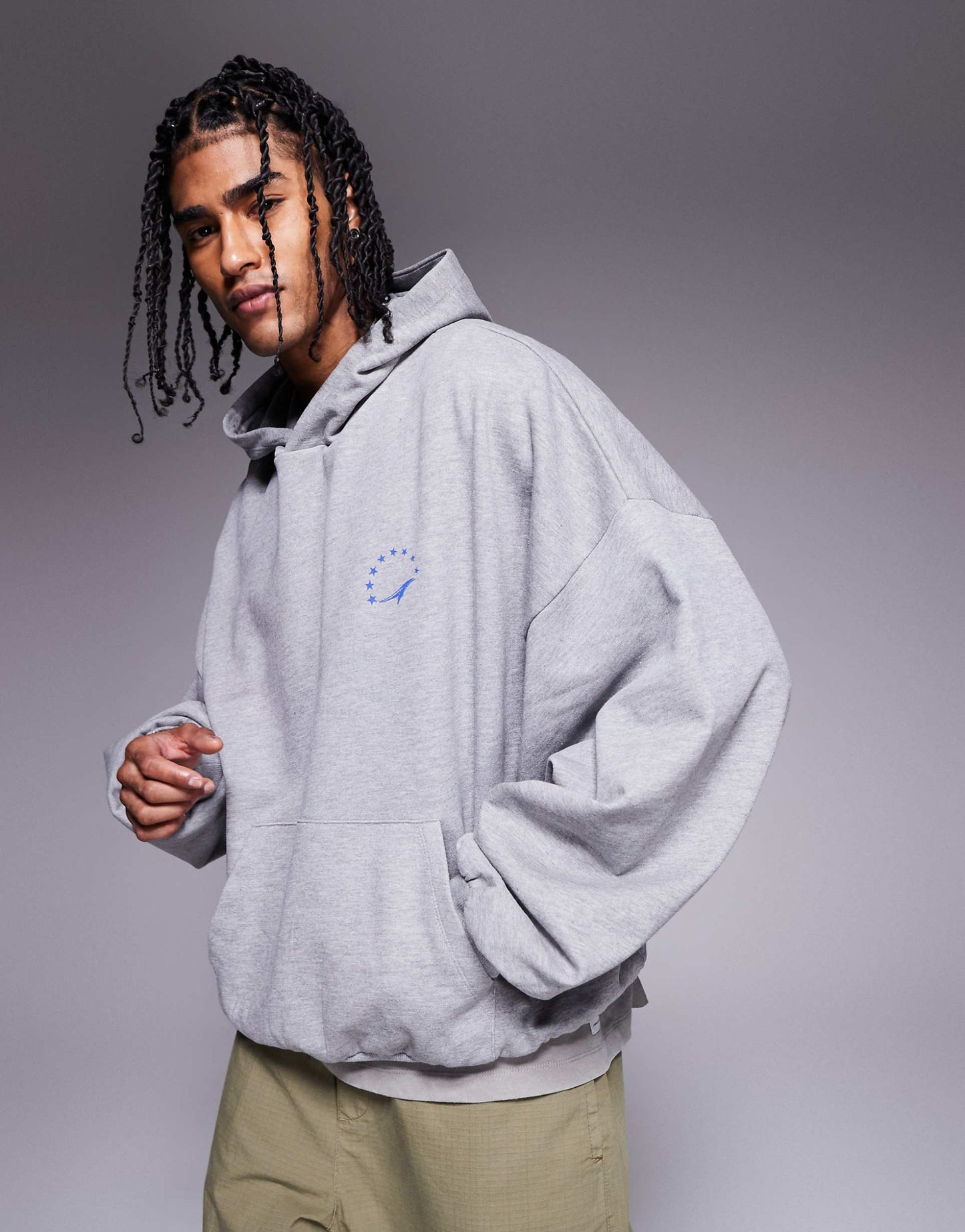 Extreme Oversized Hoodie With Prints