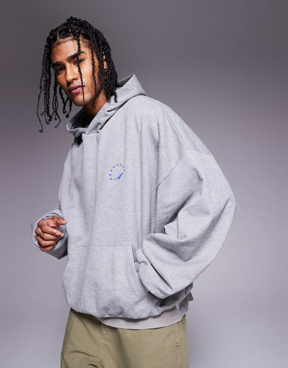 Extreme Oversized Hoodie With Prints