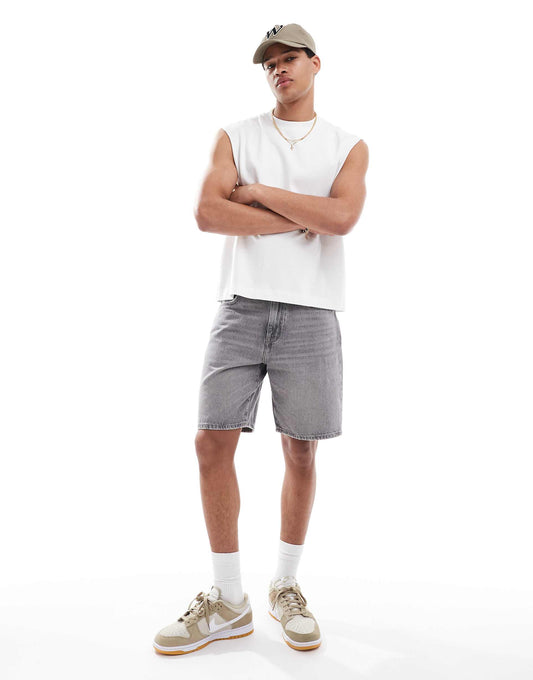 Standard Fit Denim Short