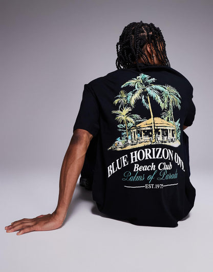 Oversized T-Shirt With Back Print