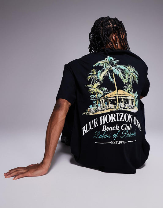 Oversized T-Shirt With Back Print