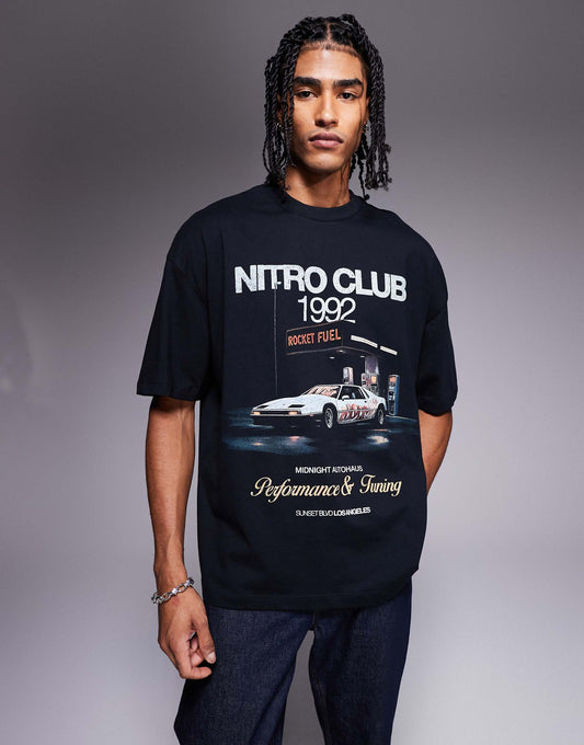 Oversized T-Shirt With Front Print