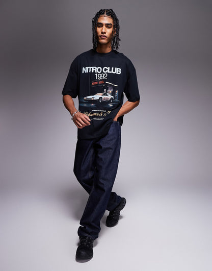Oversized T-Shirt With Front Print