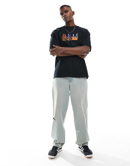 Oversized T-Shirt With Sports Graphic