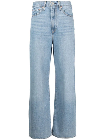 High-Waisted Wide-Leg Jeans