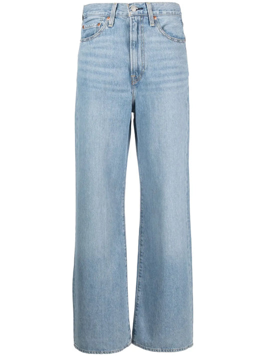 High-Waisted Wide-Leg Jeans