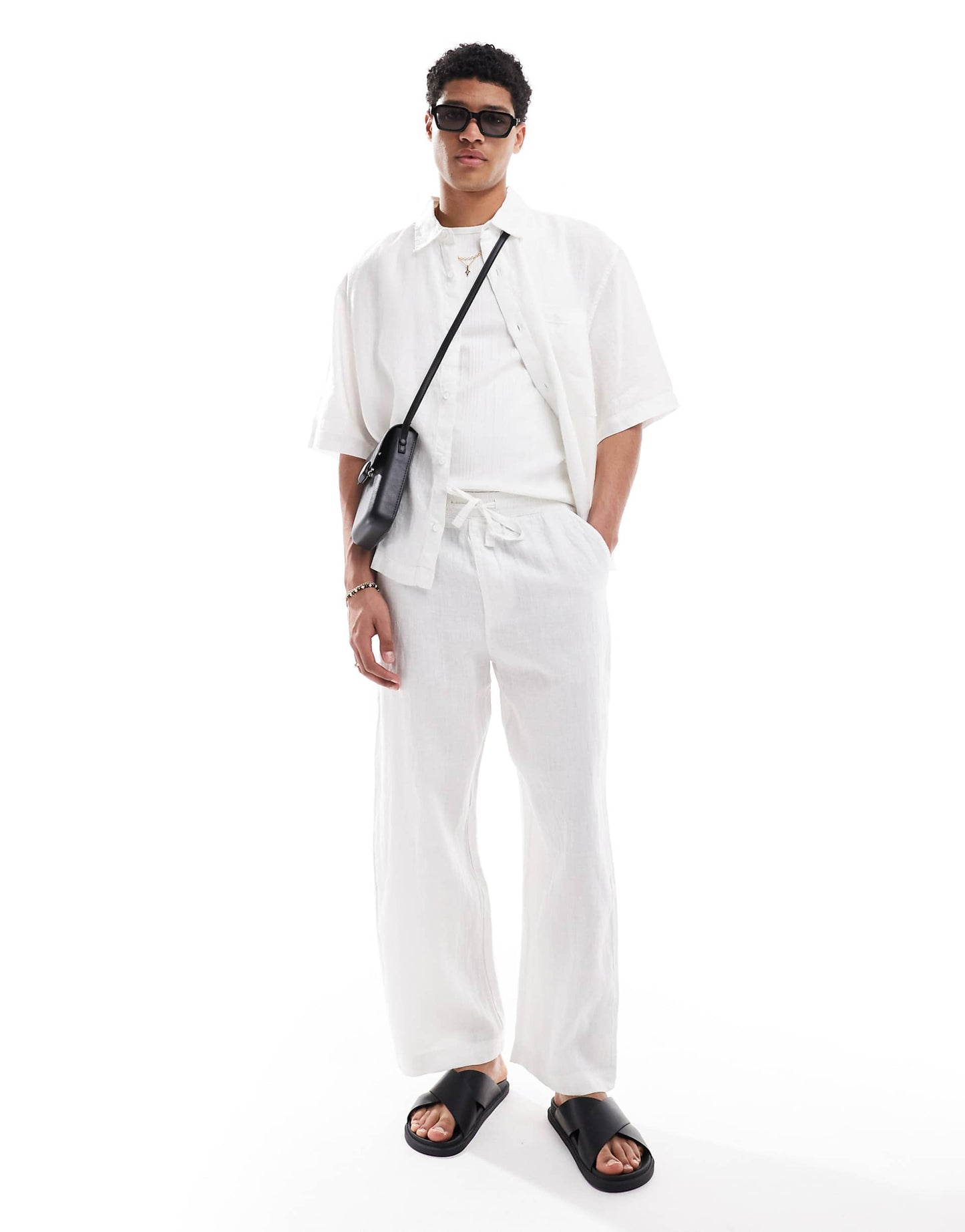 100% Baggy Linen Trouser Co-Ord
