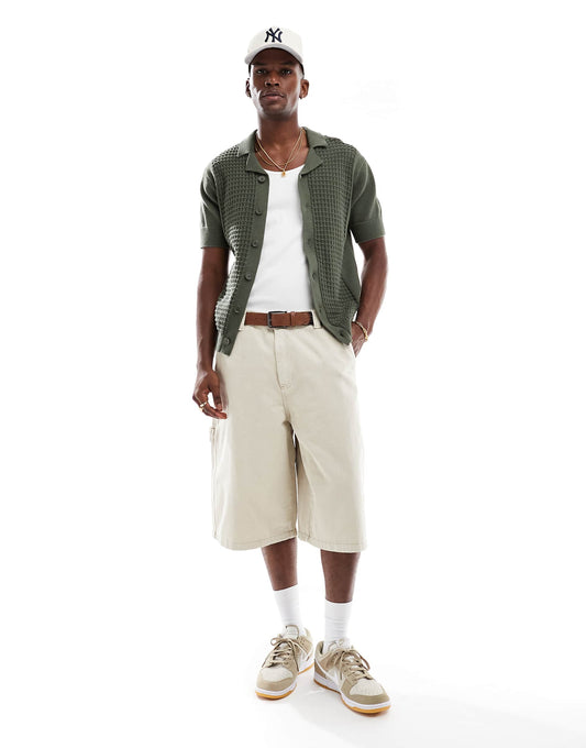 Baggy Denim Worker Short