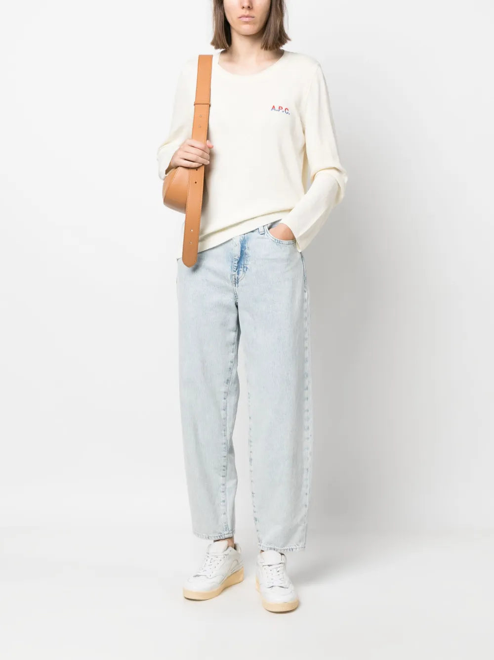 Logo-Embroidered Cotton Jumper