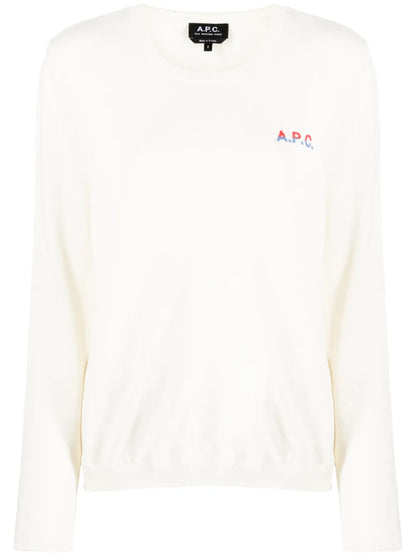 Logo-Embroidered Cotton Jumper