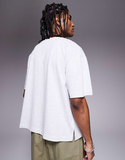 Oversized Boxy Contrast Stitch T-Shirt