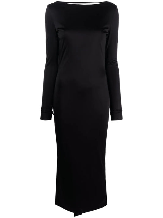Knotted Backless Dress