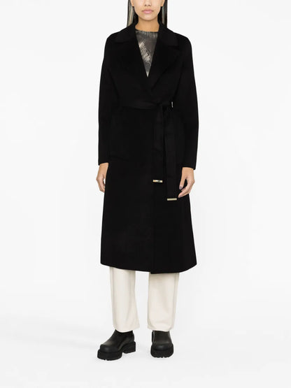 Belted Double-Breasted Coat