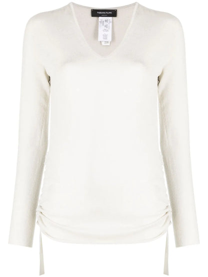 V-Neck Knitted Jumper