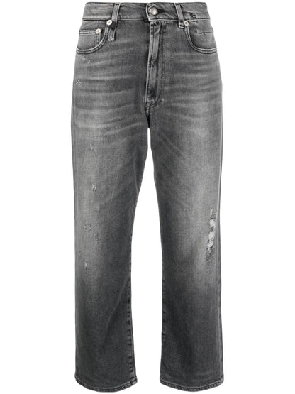 Cropped Boyfriend Jeans