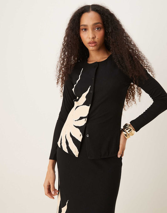 Fitted Cardigan Co-Ord