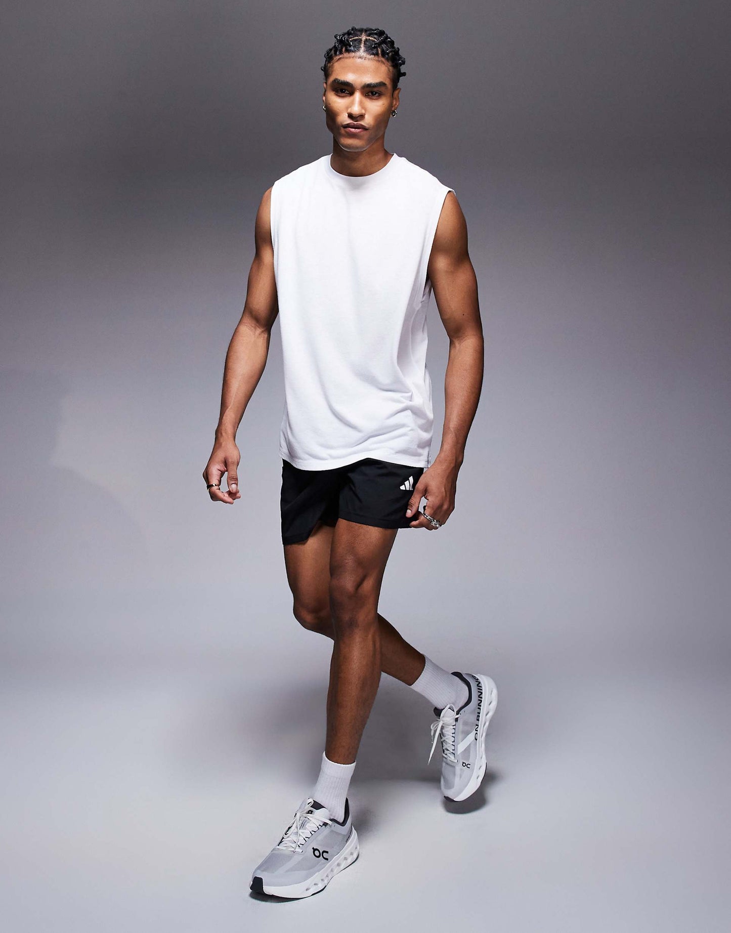 Quick Dry Mesh Running Boxy Tank