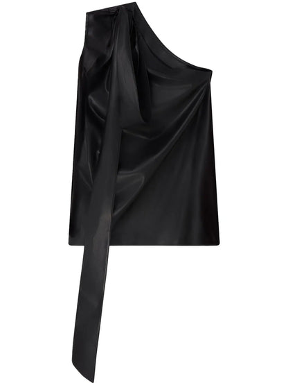 Scarf One-Shoulder Top