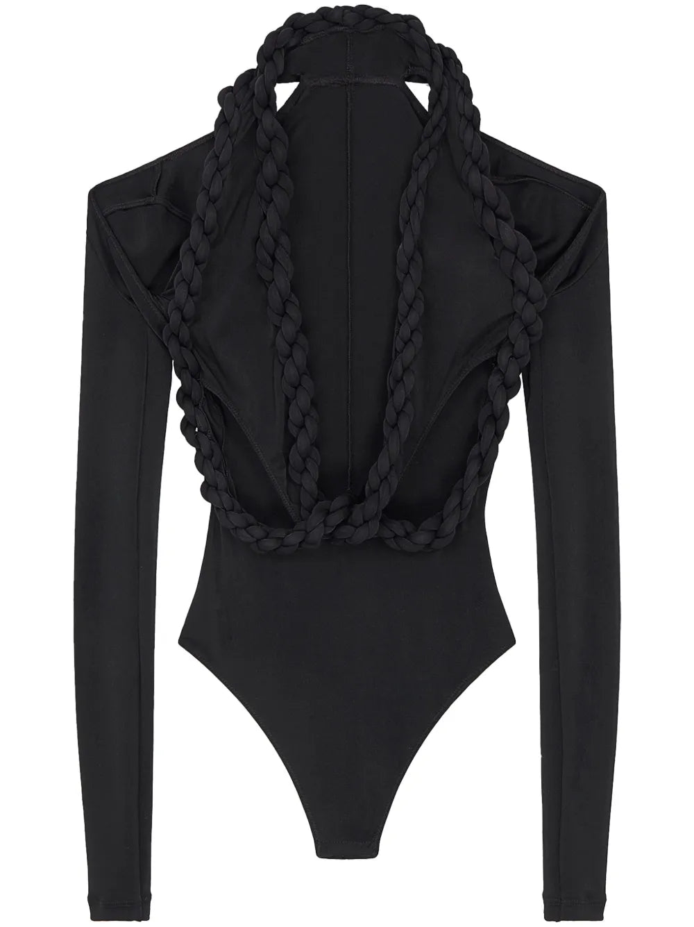 Cut-Out Braided Bodysuit