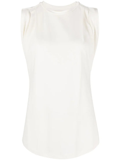 Pleat-Detailing Tank Top