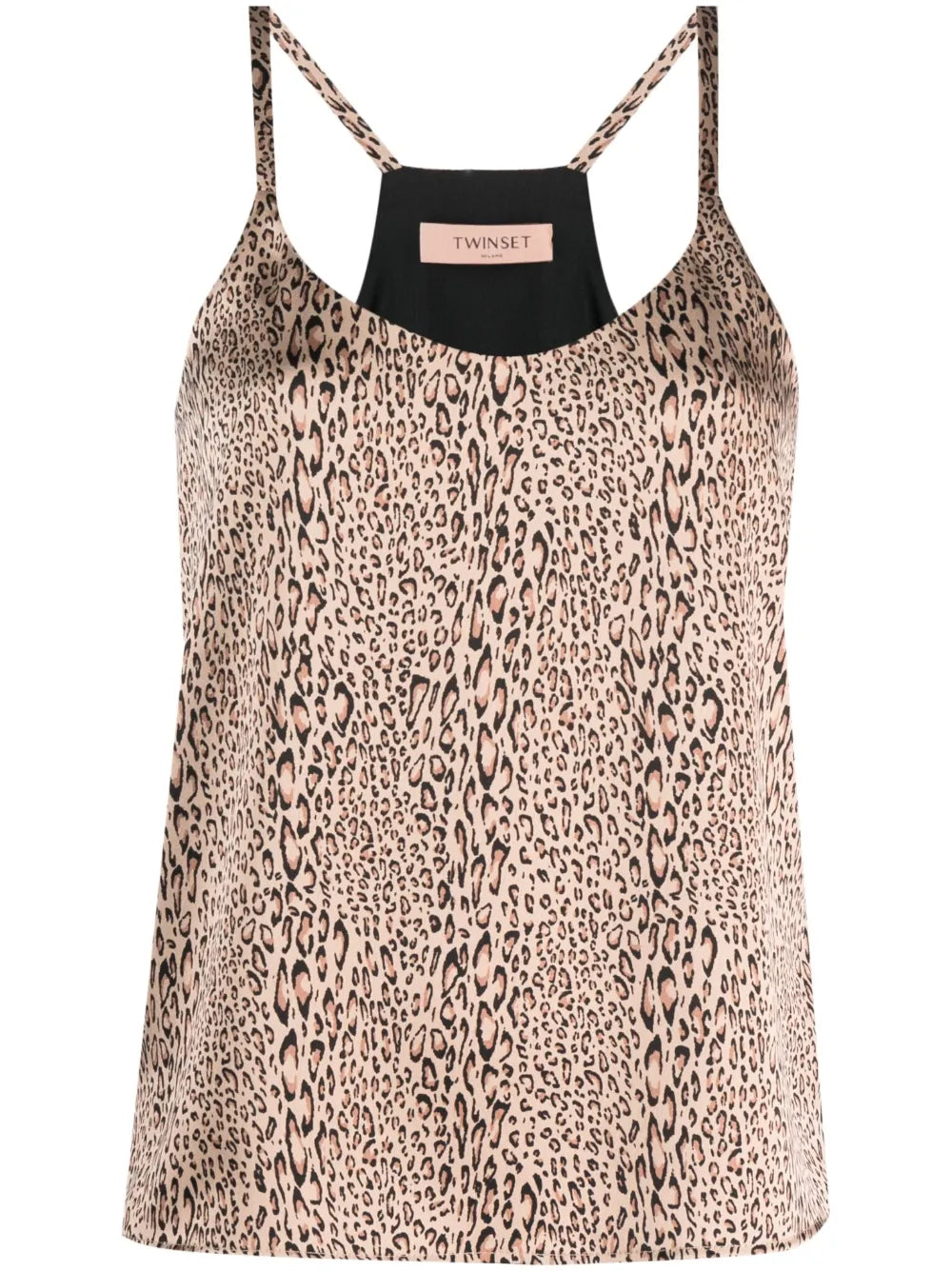 Leopard-Print Sleeveless Tank Top