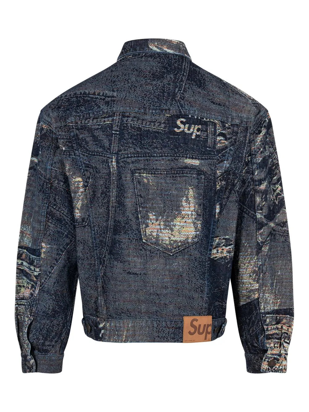 Archive Denim Jacquard Trucker Jacket