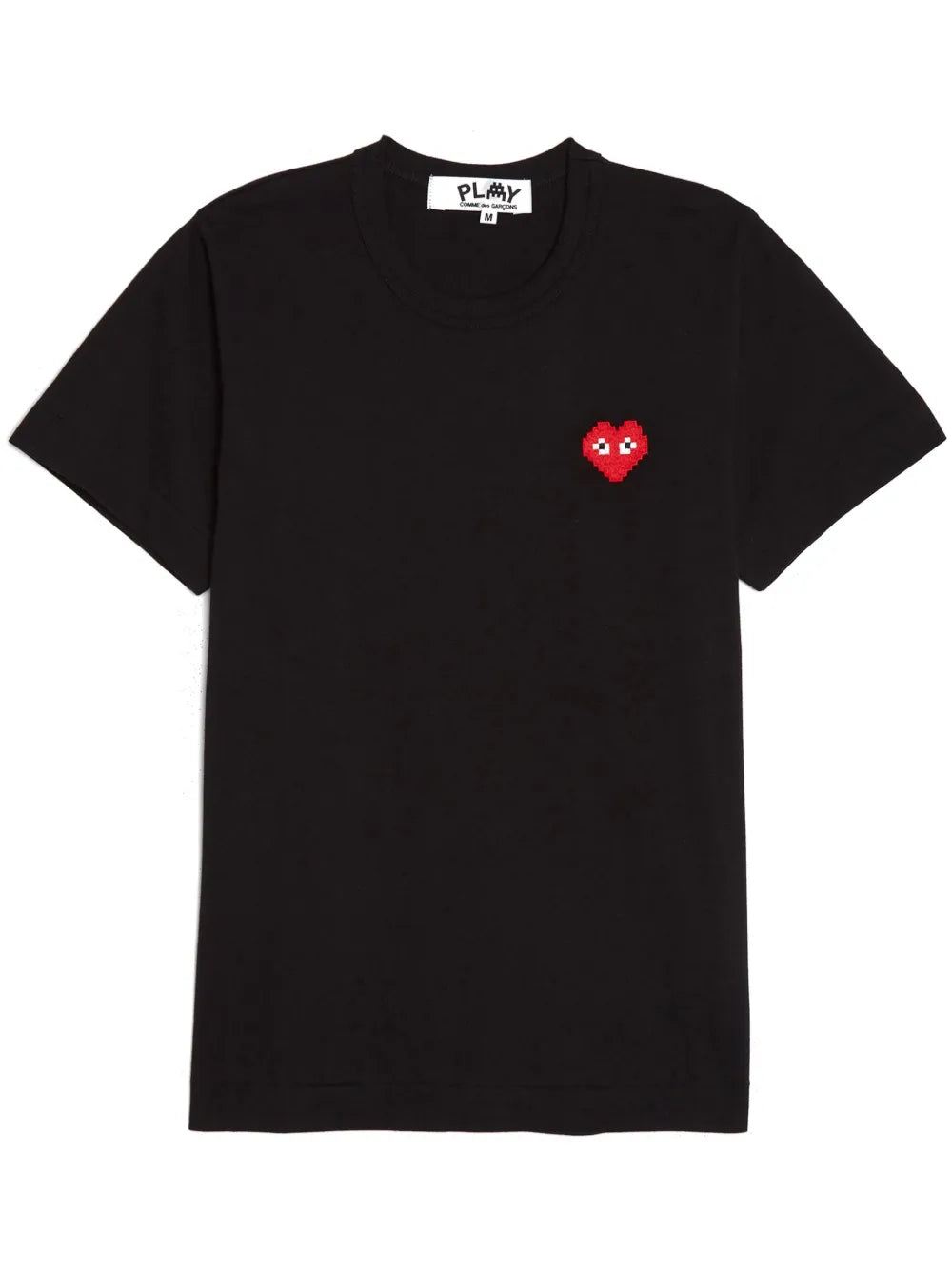 Logo-Appliqué Pixelated-Motif T-Shirt