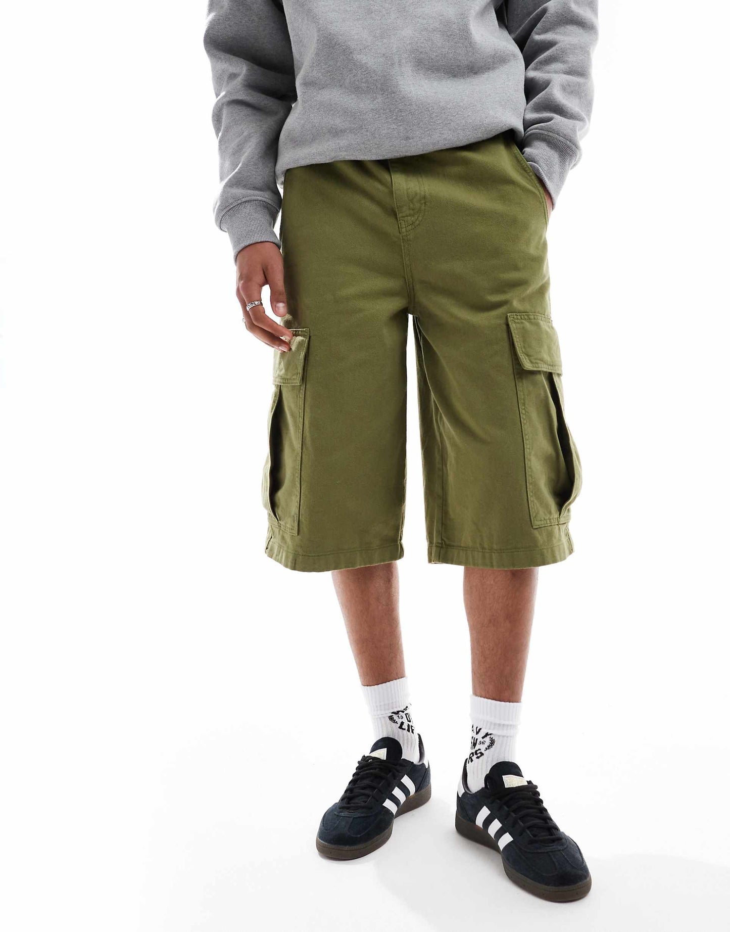 Longer Length Cargo Jorts