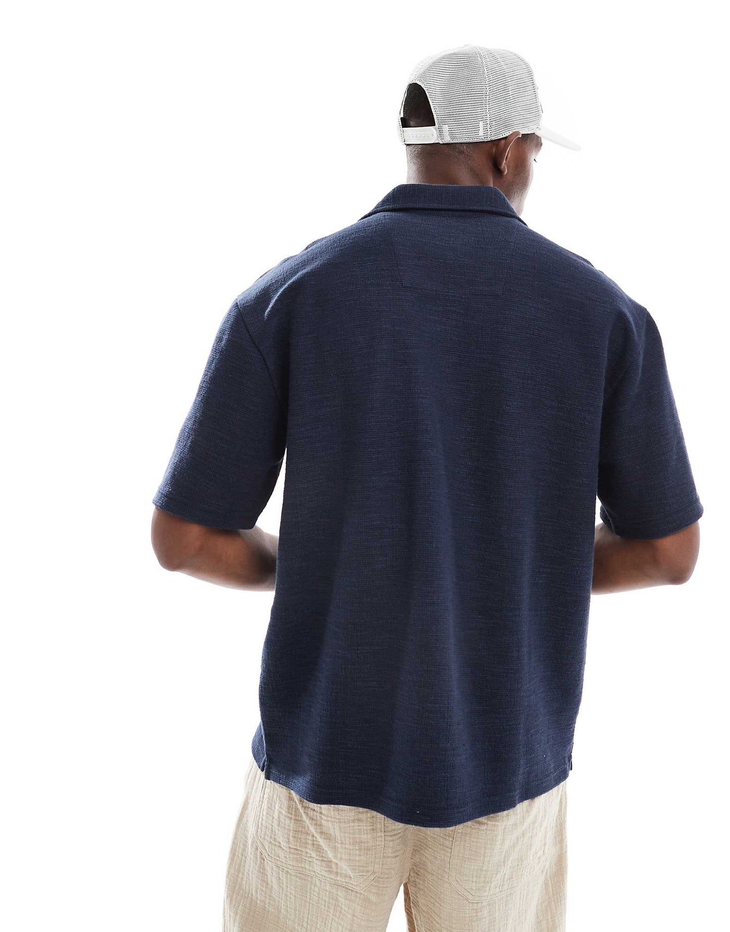 Short Sleeve Jersey Textured Shirt