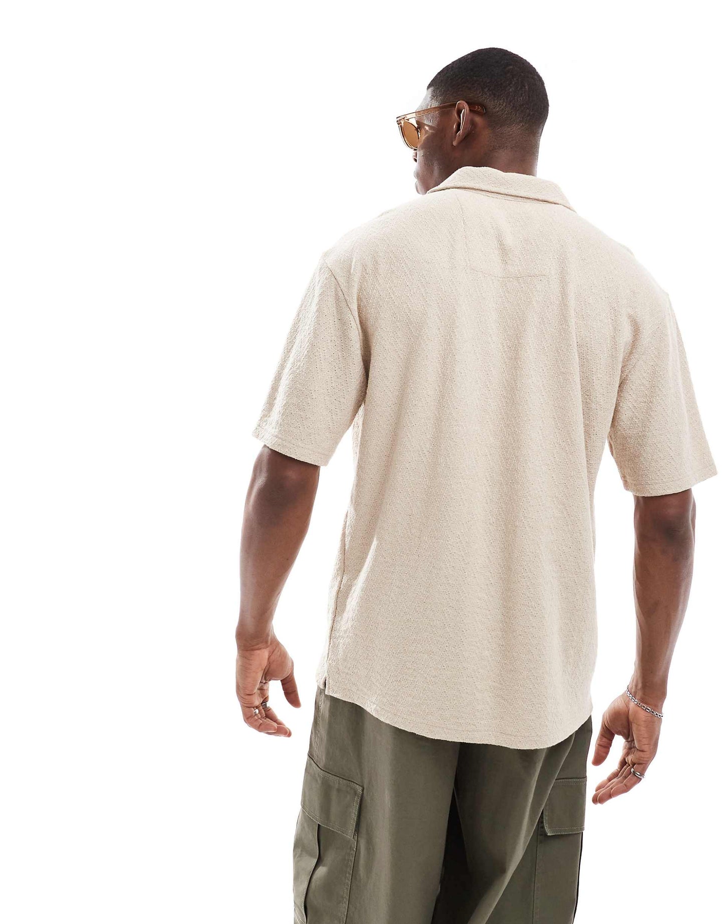 Textured Short Sleeve Shirt