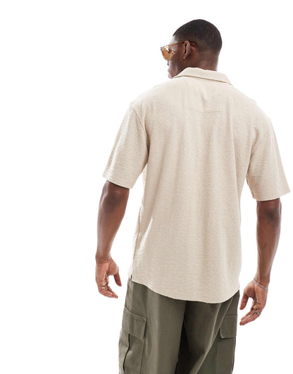 Textured Short Sleeve Shirt