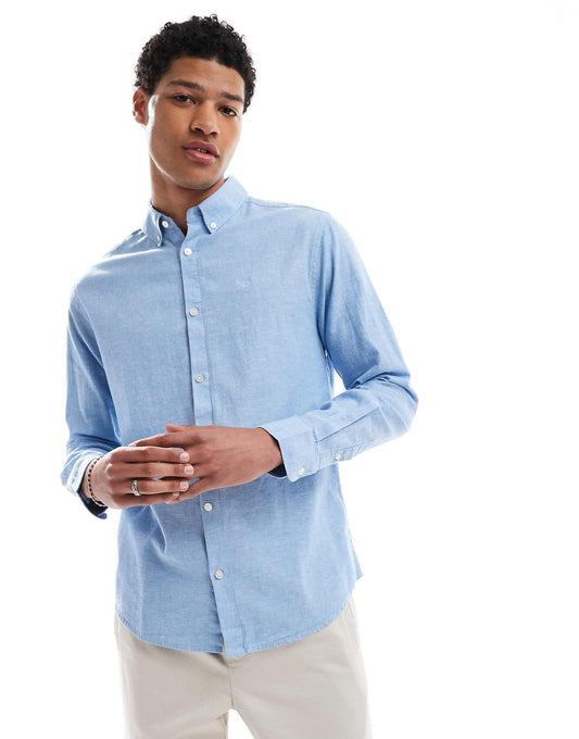 Long Sleeve Shirt With Linen