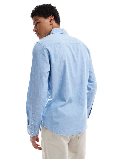 Long Sleeve Shirt With Linen