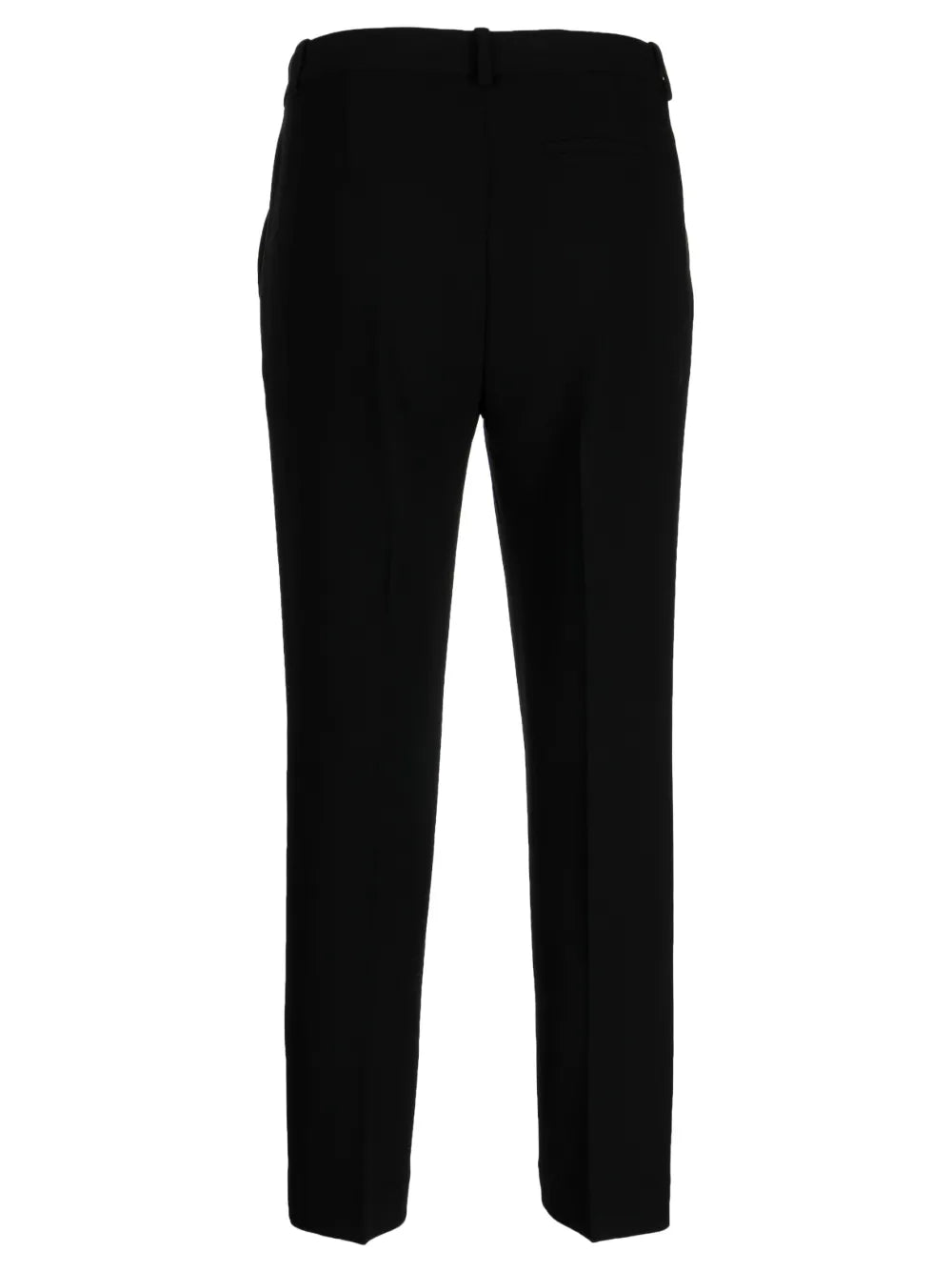 Treeca Crepe Cropped-Leg Trousers