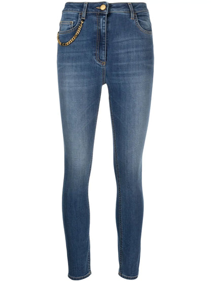 Mid-Rise Skinny-Cut Jeans