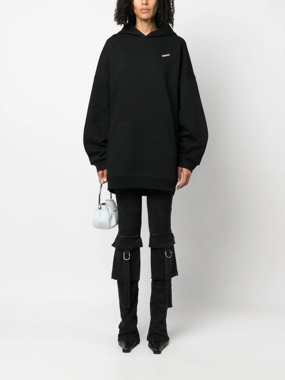 Oversize Logo-Print Hoodie