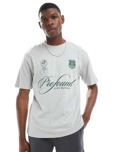 Relaxed Fit T-Shirt With Profound Print