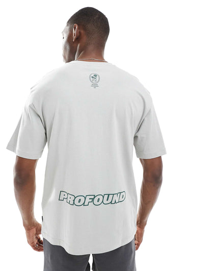Relaxed Fit T-Shirt With Profound Print