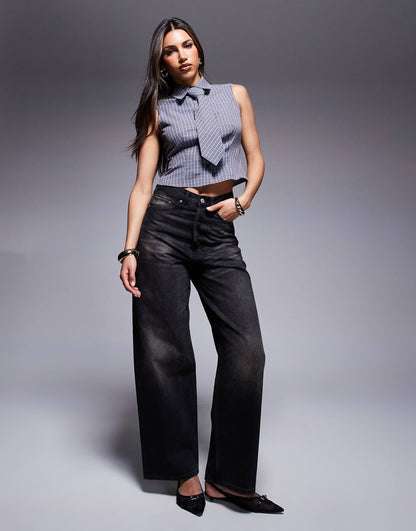 Tie Detail Sleeveless Shirt