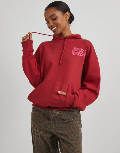London Mind Your Own Vibe Cherry Hoodie
