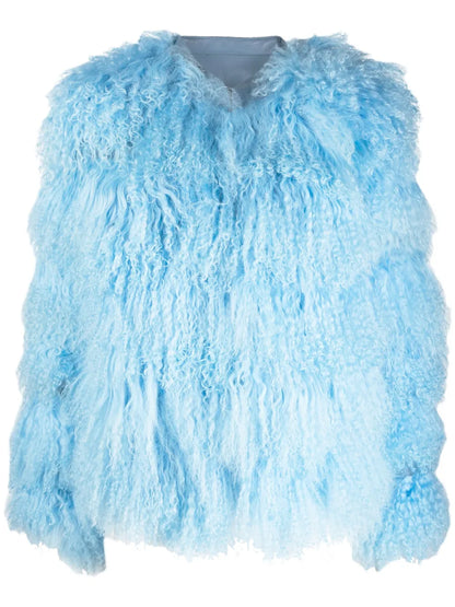 Collarless Quilted Jacket