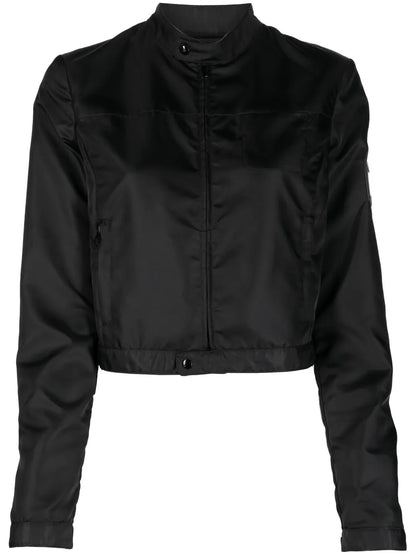 Logo-Patch Cropped Jacket