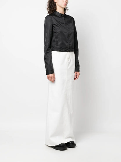 Logo-Patch Cropped Jacket