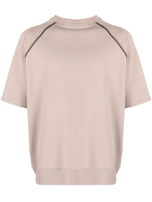 Raglan-Sleeves Cotton-Blend T-Shirt