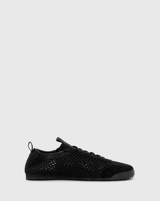 Kenny Leather Woven Trainers