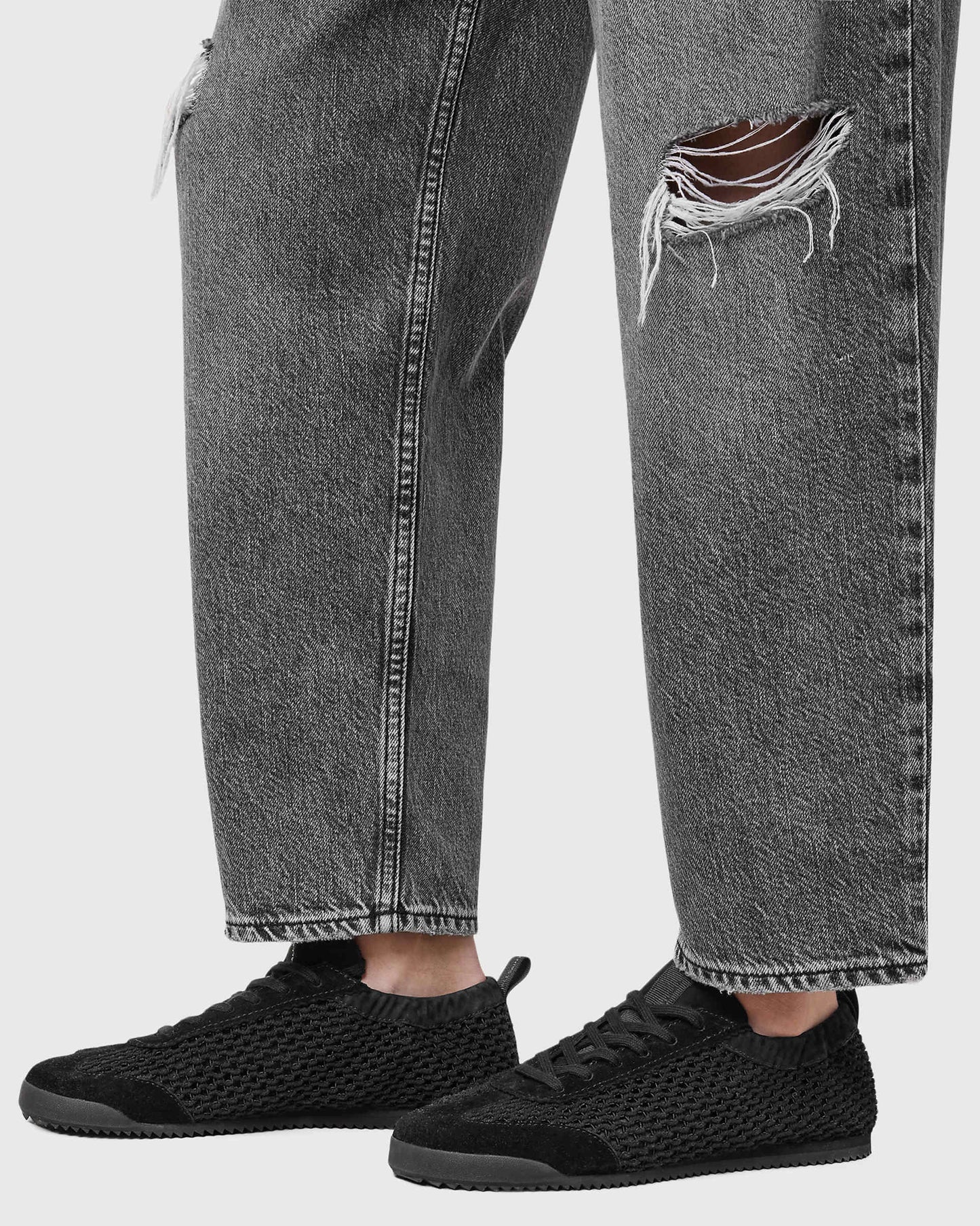 Kenny Leather Woven Trainers