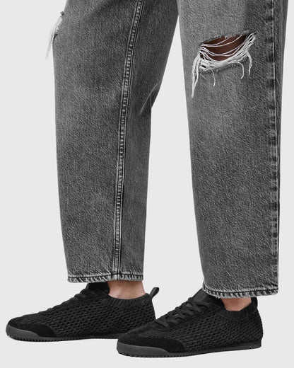 Kenny Leather Woven Trainers